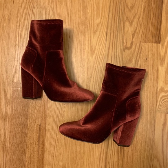 Nine West Shoes - Red Velvet booties
